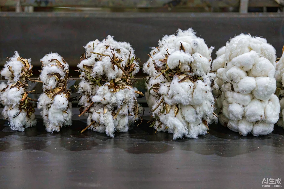 Raw cotton lint at a spinning mill — the first record in a traceability dossier